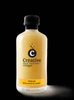 Vinagre de cidra com pedaços de Maçã e Mel